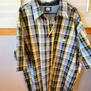 Mens Echo Unltd button up collar shirt
